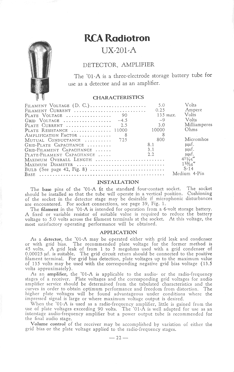 RCA RECEIVING TUBE MANUAL RC-16 1950 PDF 