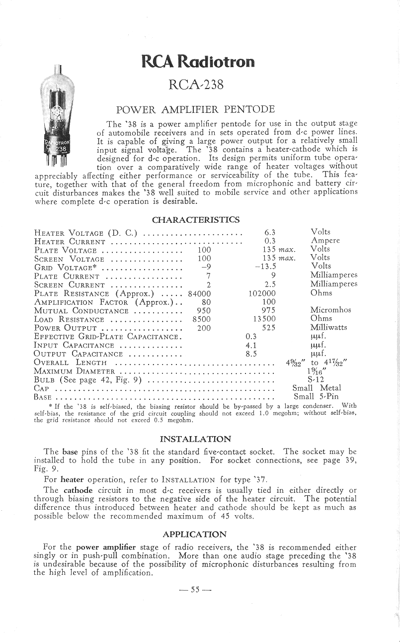 RCA R-10 Receiving Tubes Manual