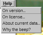 Help menu